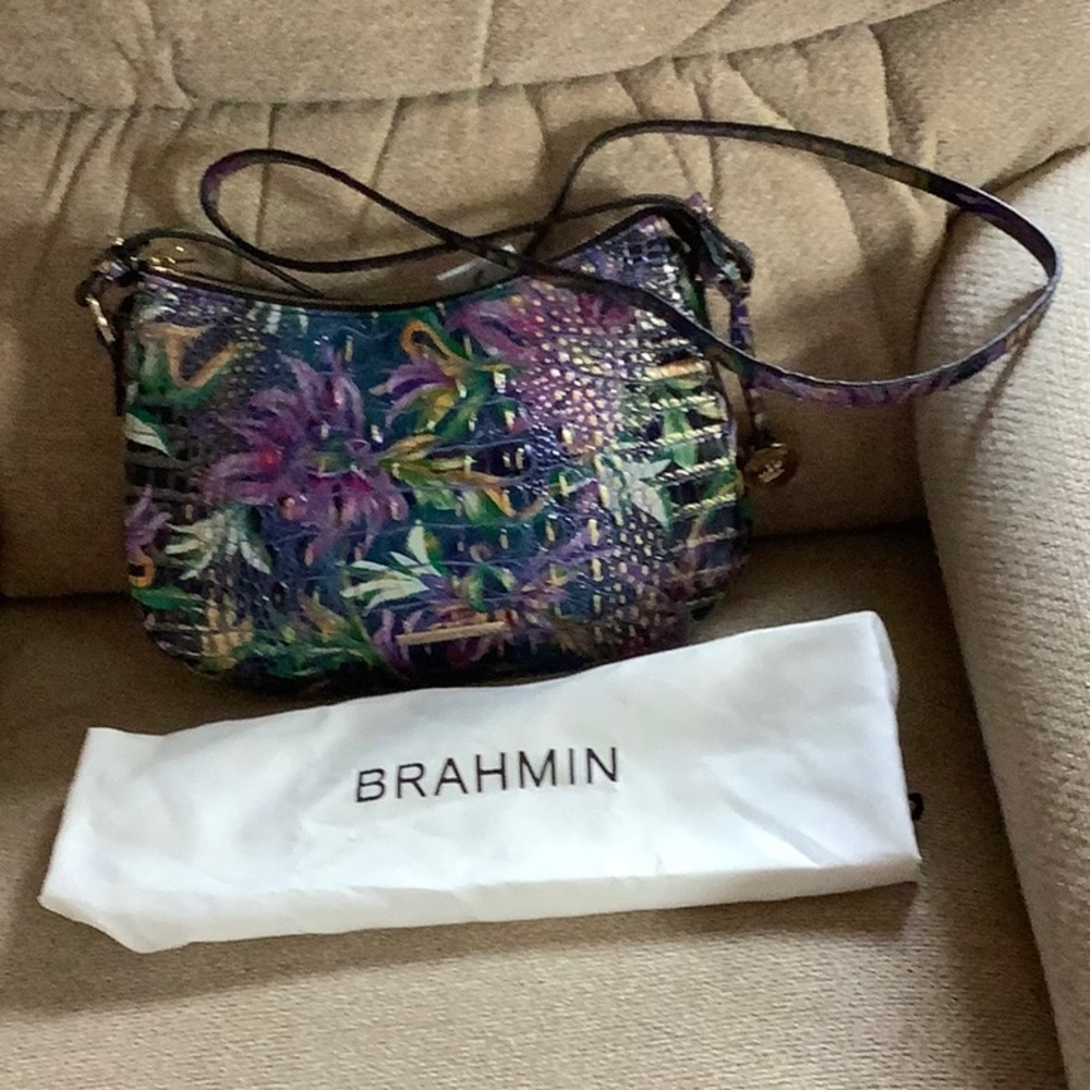 Brahmin Shayna Visionary Melbourne Crossbody Handbag.